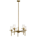 KICHLER 43694NBR Alton 27" 5 Light Chandelier Natural Brass