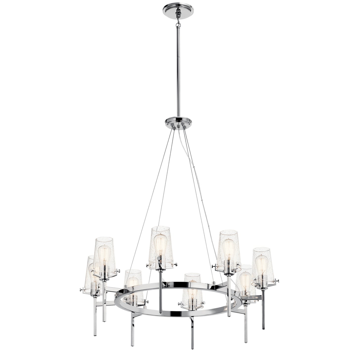 KICHLER 43695Ch Alton Eight Light Chandelier Chrome