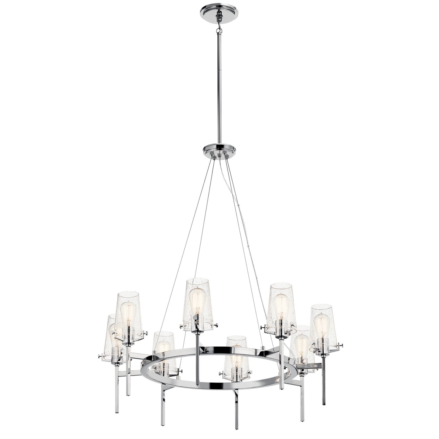 KICHLER 43695Ch Alton Eight Light Chandelier Chrome