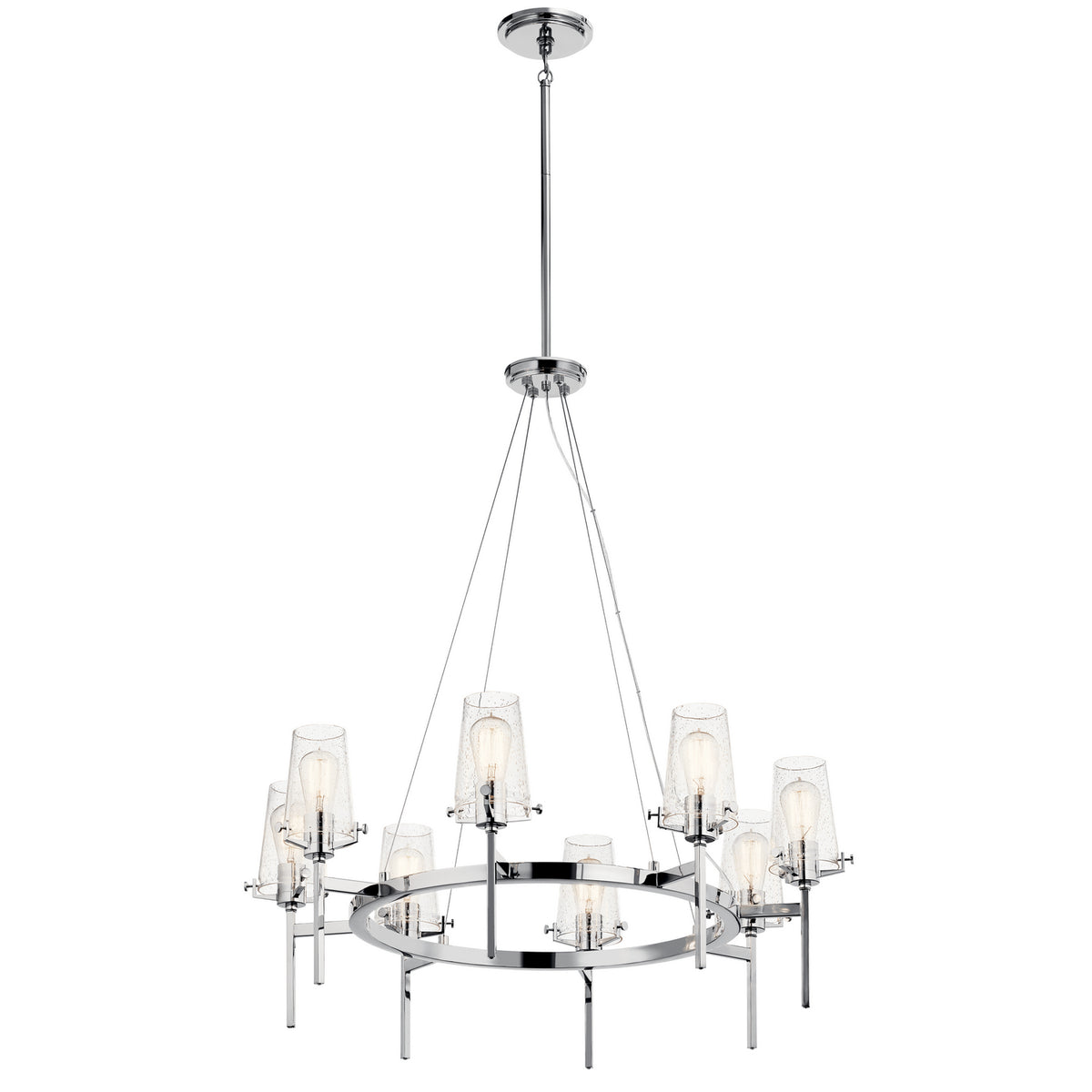 KICHLER 43695CH Alton Eight Light Chandelier Chrome
