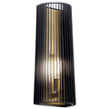 KICHLER 44170BK Linara 1 Light Wall Sconce Black