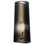 KICHLER 44170BK Linara 1 Light Wall Sconce Black