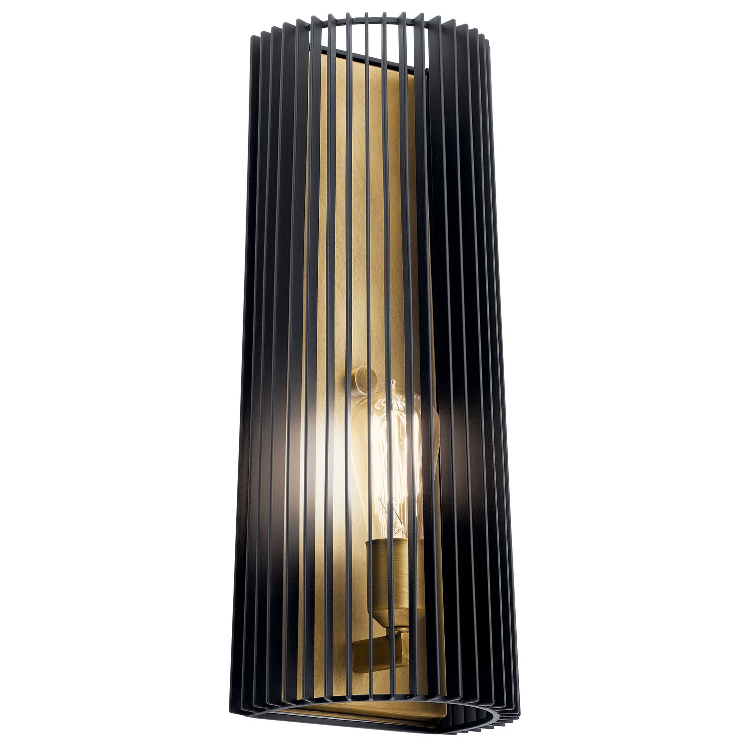 KICHLER 44170BK Linara 1 Light Wall Sconce Black