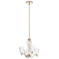 KICHLER 44353PNLED Kayva Led Chandelier Polished Nickel