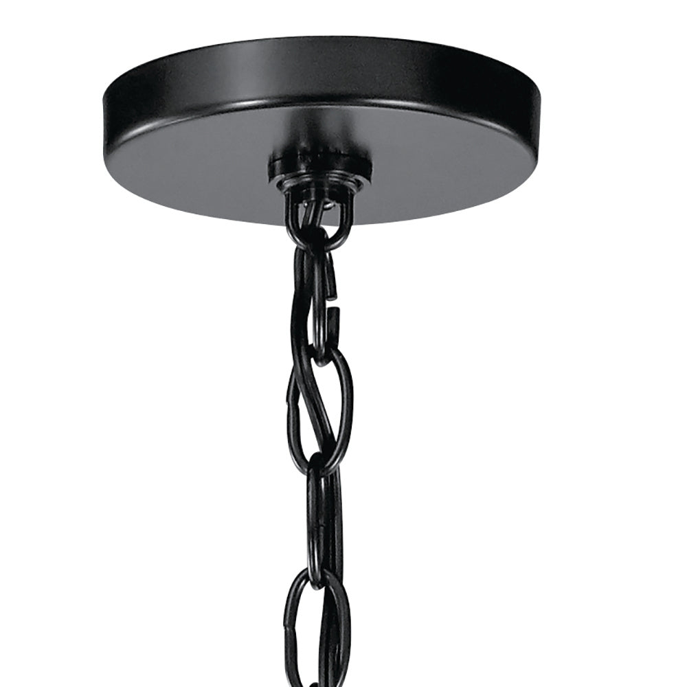 KICHLER 44377BK Valserrano 24.25" 5 Light Chandelier Black
