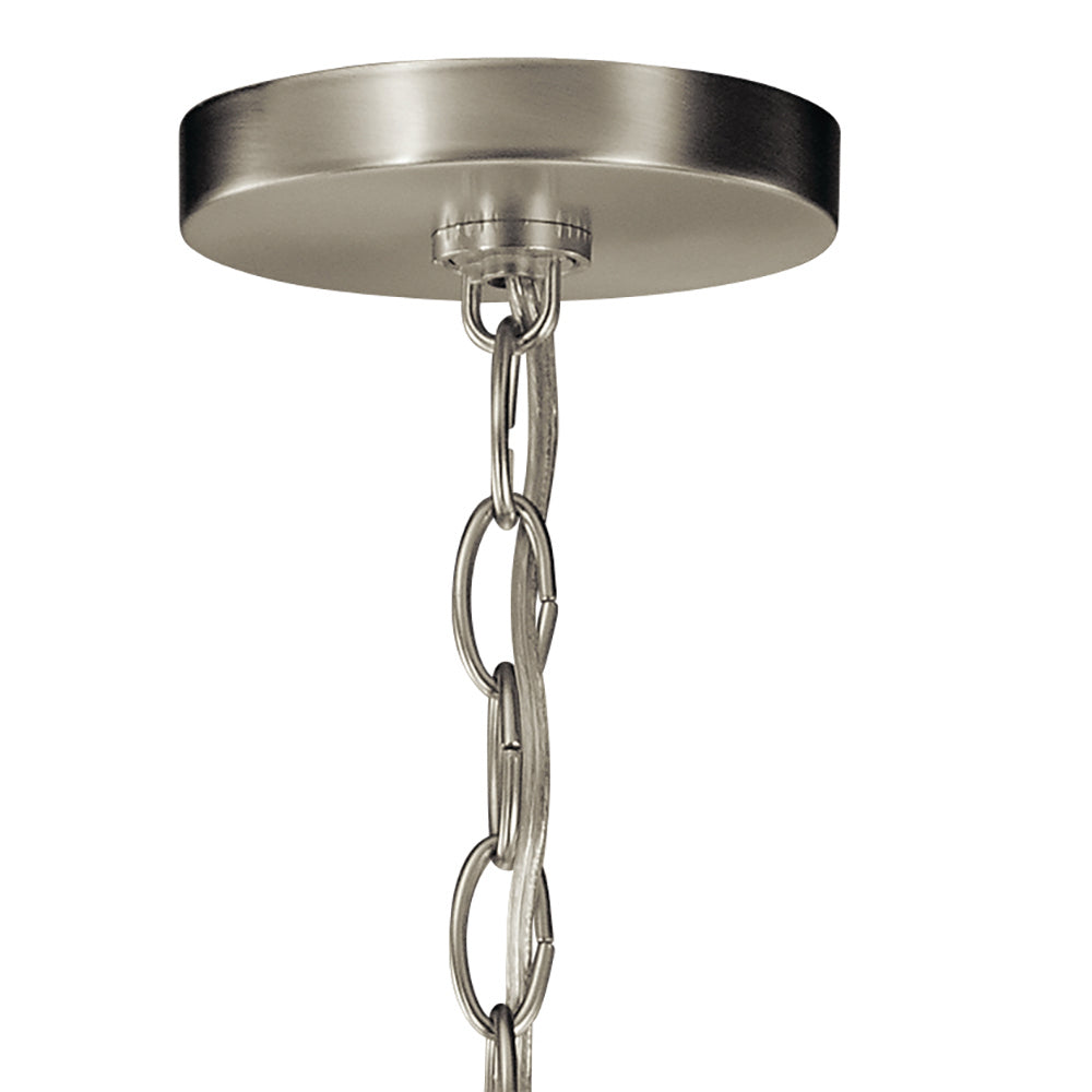 KICHLER 44377NI Valserrano 24.25" 5 Light Chandelier Brushed Nickel