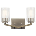 KICHLER 45033DAG Deryn Two Light Bath Distressed Antique Gray