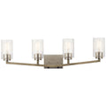 KICHLER 45035DAG Deryn Four Light Bath Distressed Antique Gray