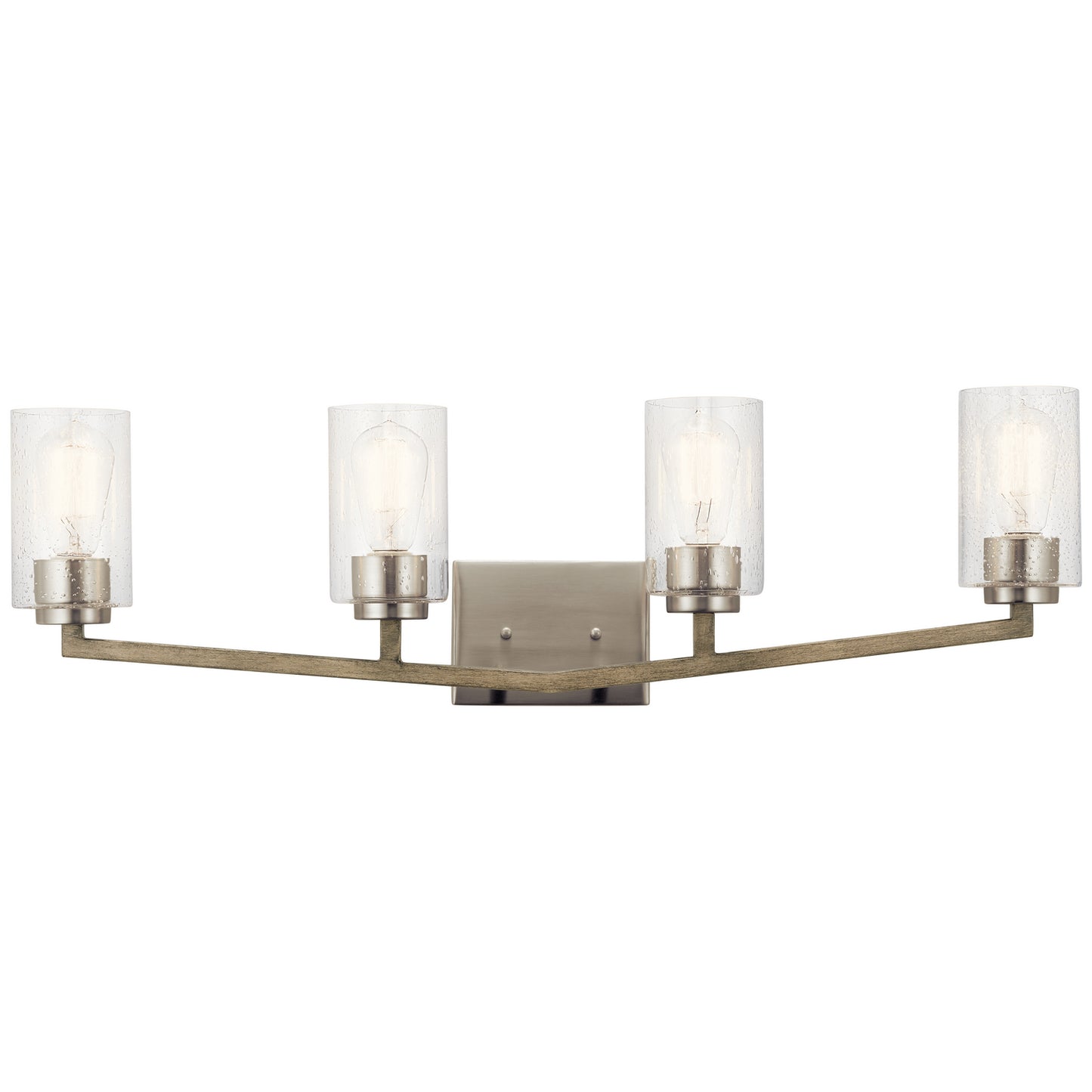 KICHLER 45035Dag Deryn Four Light Bath Distressed Antique Gray