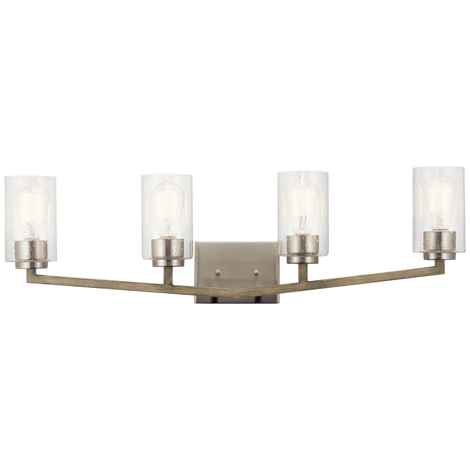 KICHLER 45035Dag Deryn Four Light Bath Distressed Antique Gray