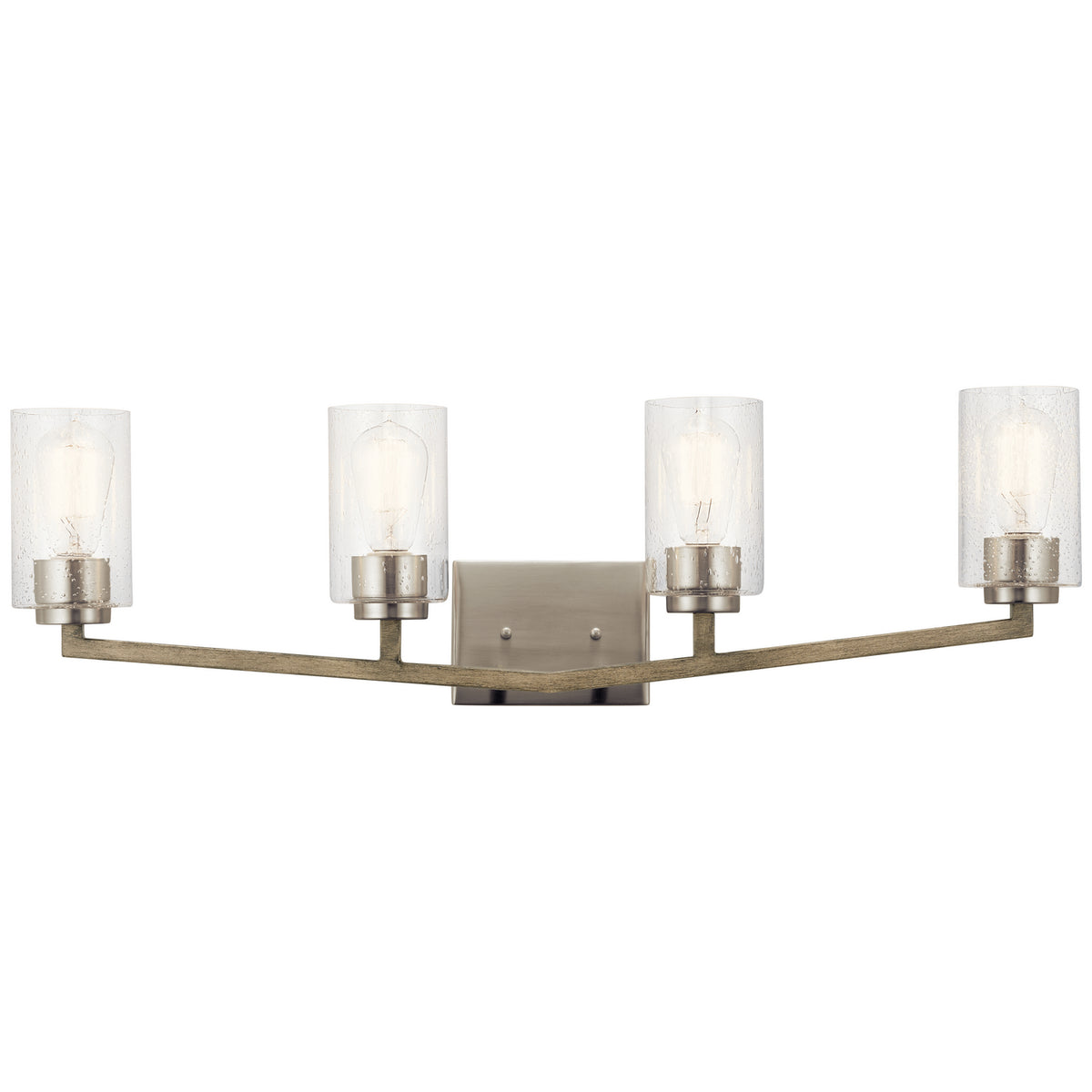 KICHLER 45035DAG Deryn Four Light Bath Distressed Antique Gray