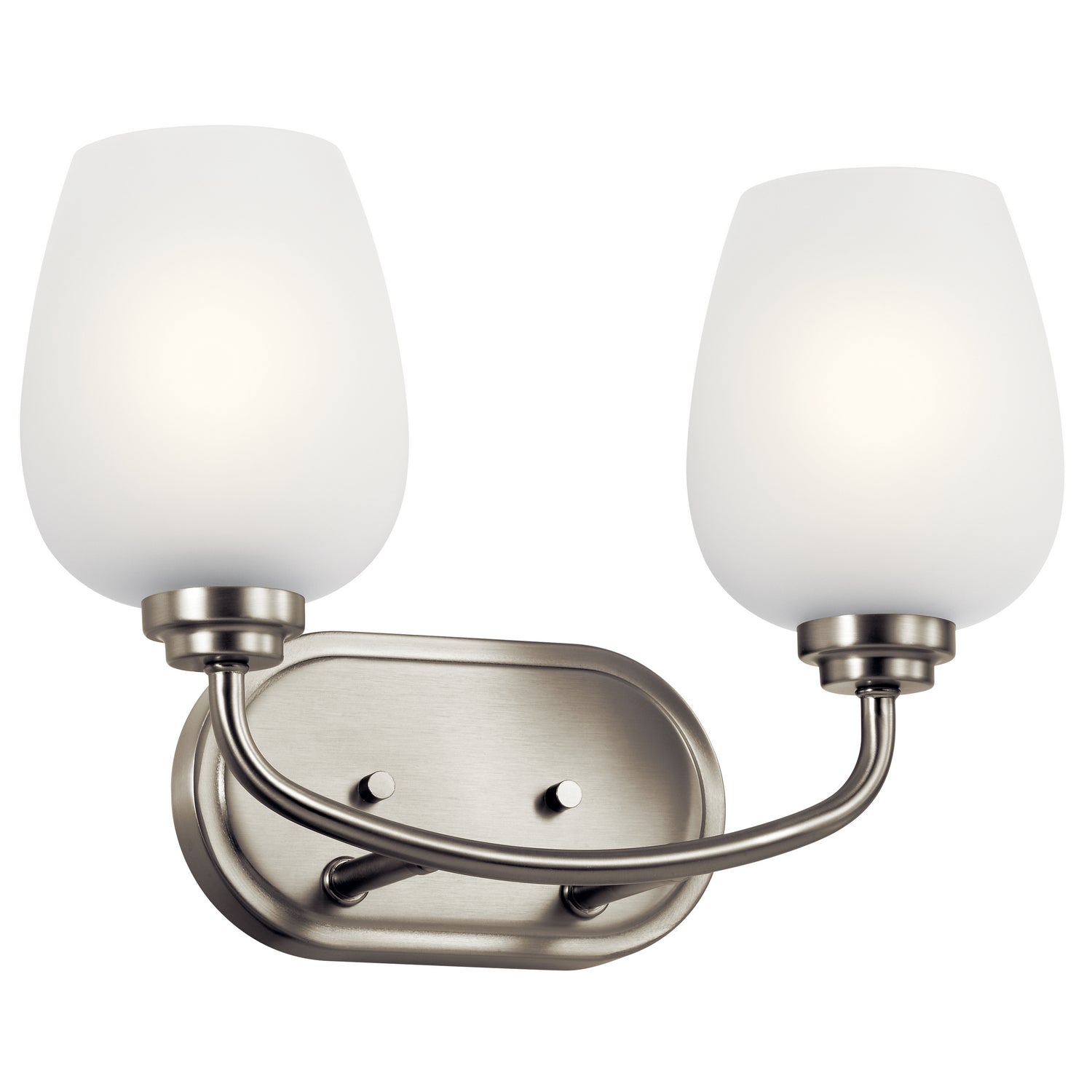 KICHLER 45128NI Valserrano 14.5" 2 Light Vanity Light Brushed Nickel