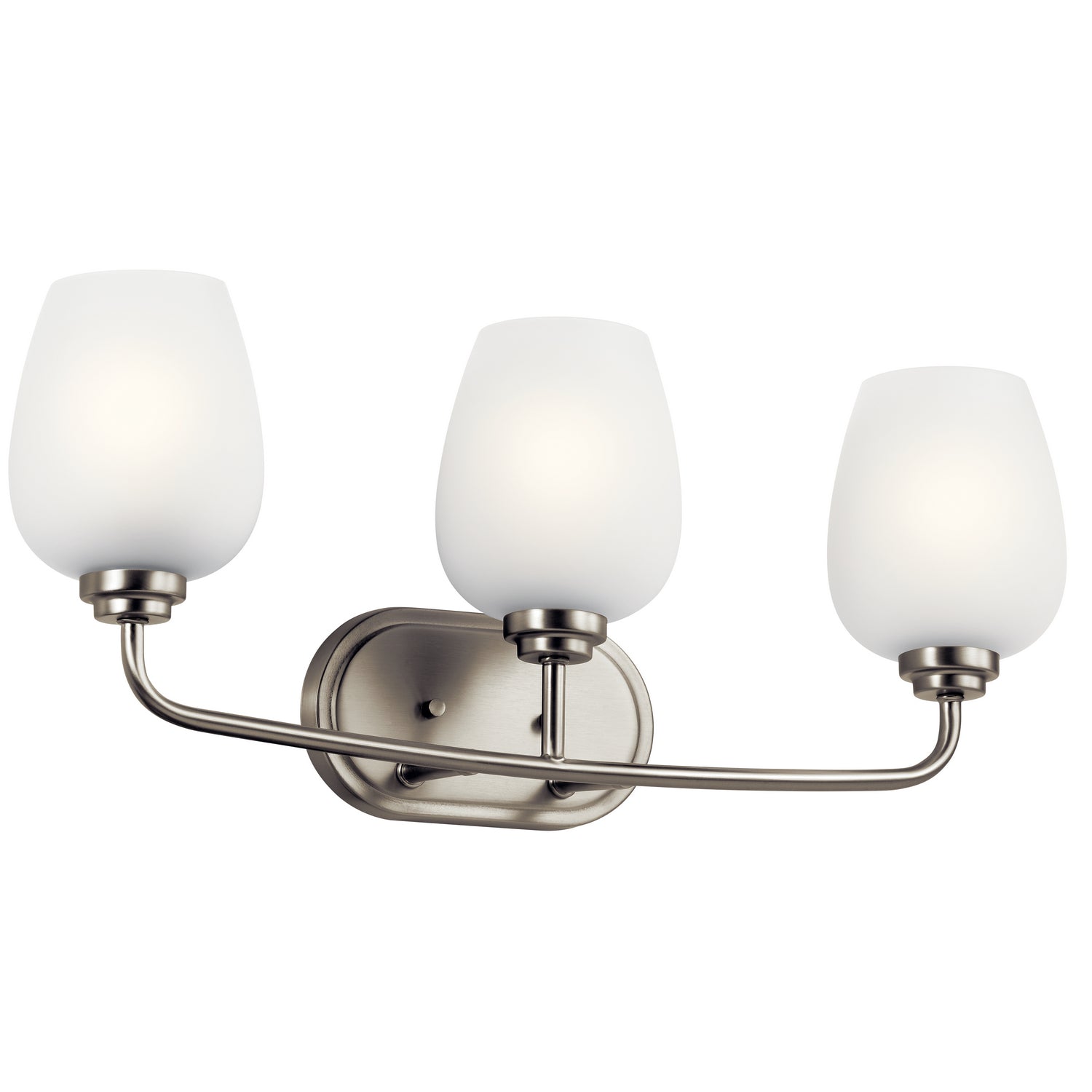 KICHLER 45129NI Valserrano 24" 3 Light Vanity Light Brushed Nickel
