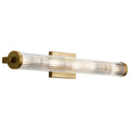 KICHLER 45650NBR Azores 32" 5 Light Linear Vanity Light Natural Brass