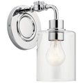 KICHLER 45664CH Gunnison 1 Light Wall Sconce Chrome