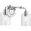 KICHLER 45665CH Gunnison 17" 2 Light Vanity Light Chrome