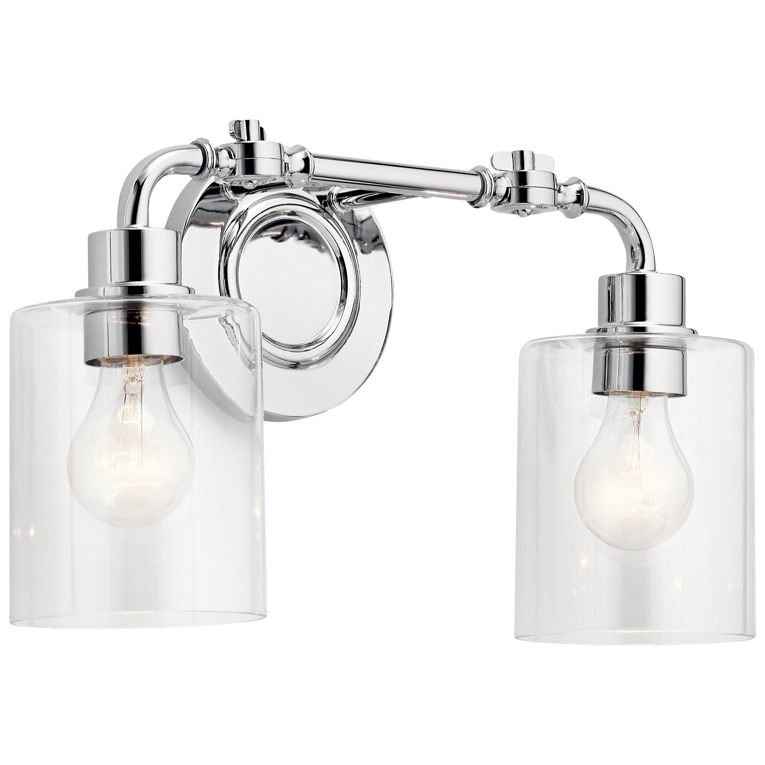 KICHLER 45665CH Gunnison 17" 2 Light Vanity Light Chrome