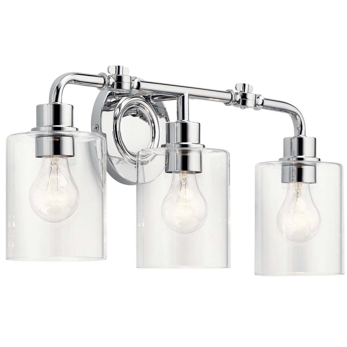 KICHLER 45666CH Gunnison 24" 3 Light Vanity Light Chrome