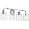 KICHLER 45667CH Gunnison 33.75" 4 Light Vanity Light Chrome