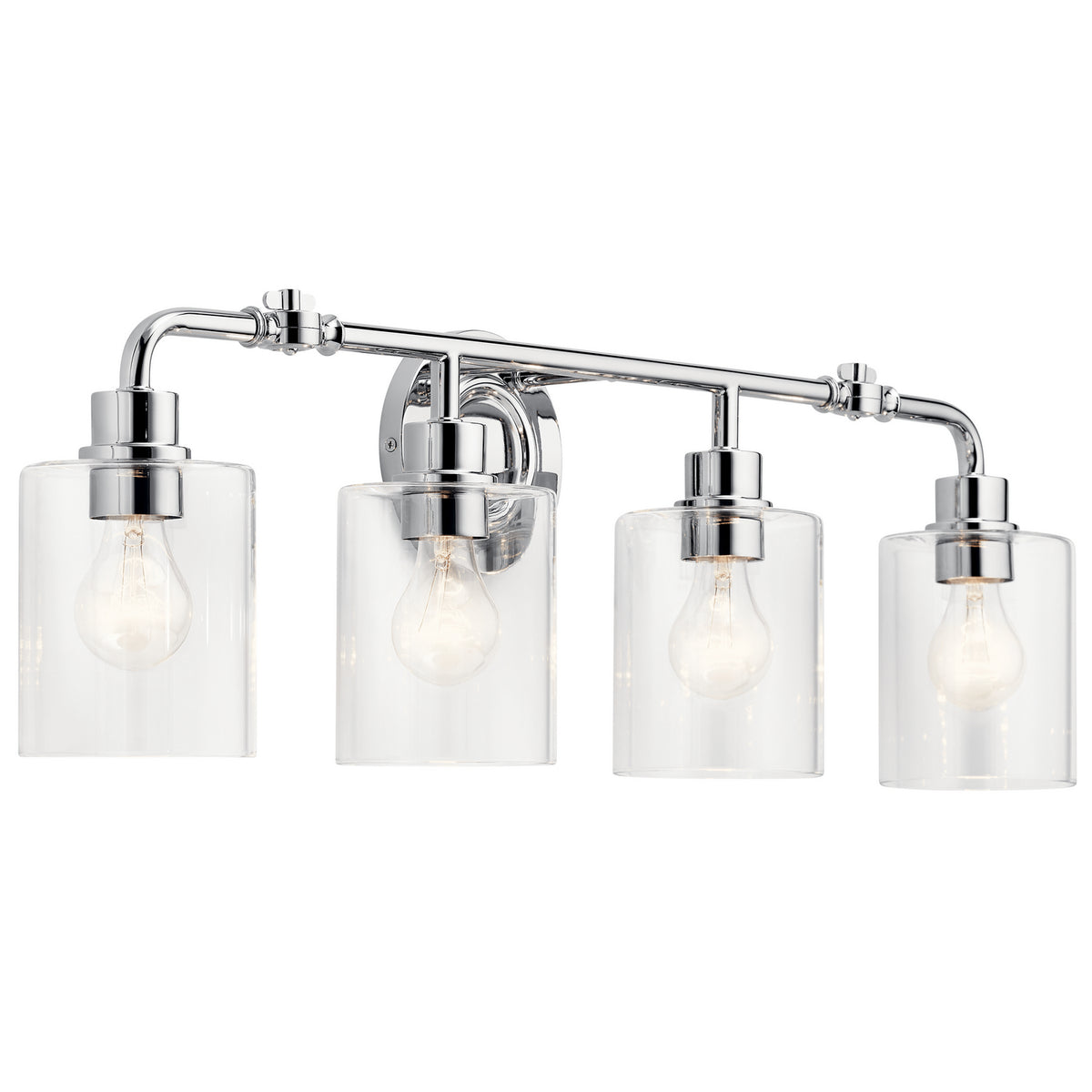 KICHLER 45667CH Gunnison 33.75" 4 Light Vanity Light Chrome