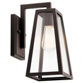 KICHLER 49330RZ Delison 11.5" 1 Light Wall Light Rubbed Bronze
