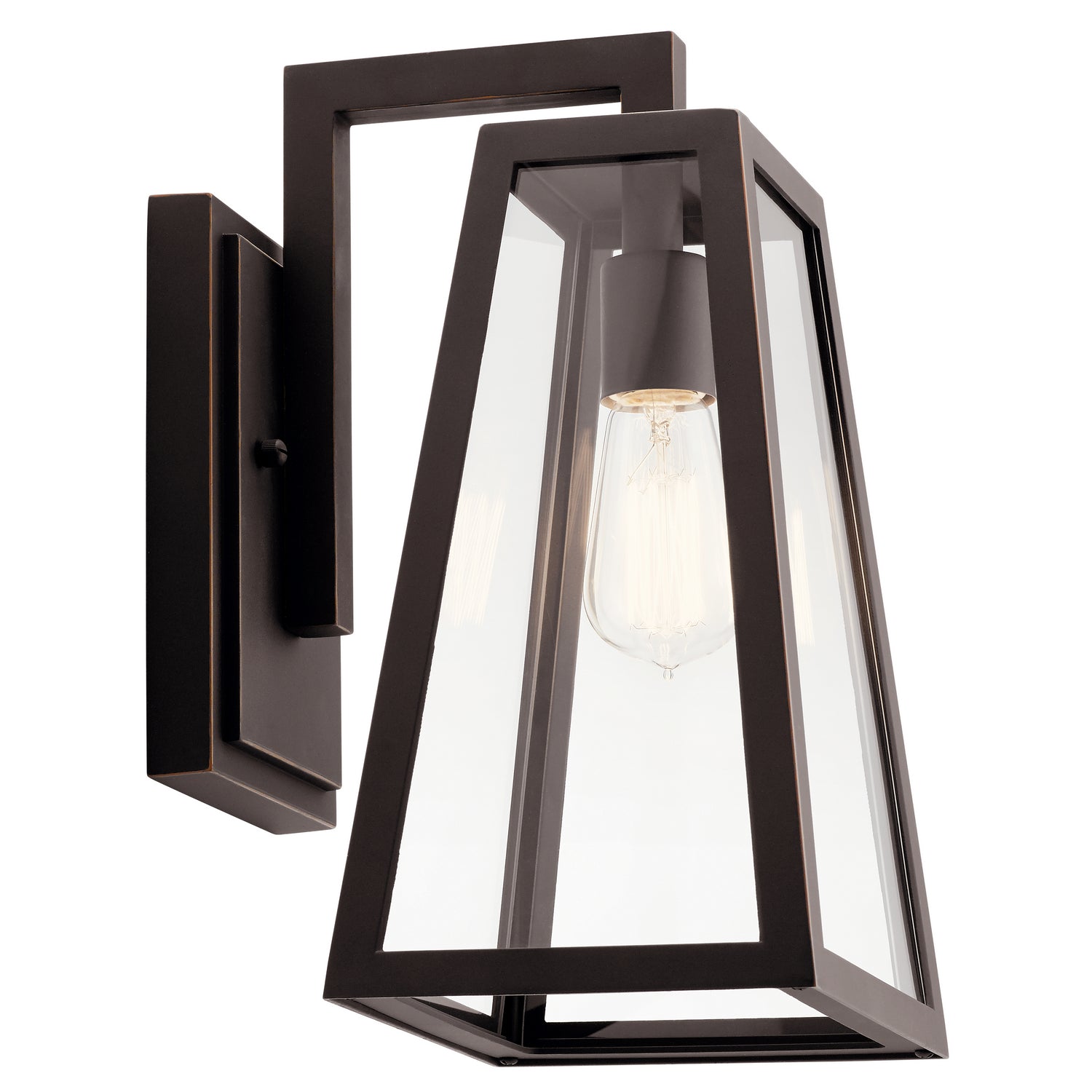 KICHLER 49331RZ Delison 14" 1 Light Wall Light Rubbed Bronze