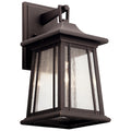 KICHLER 49909RZ Taden 16.5" 1 Light Wall Light Rubbed Bronze
