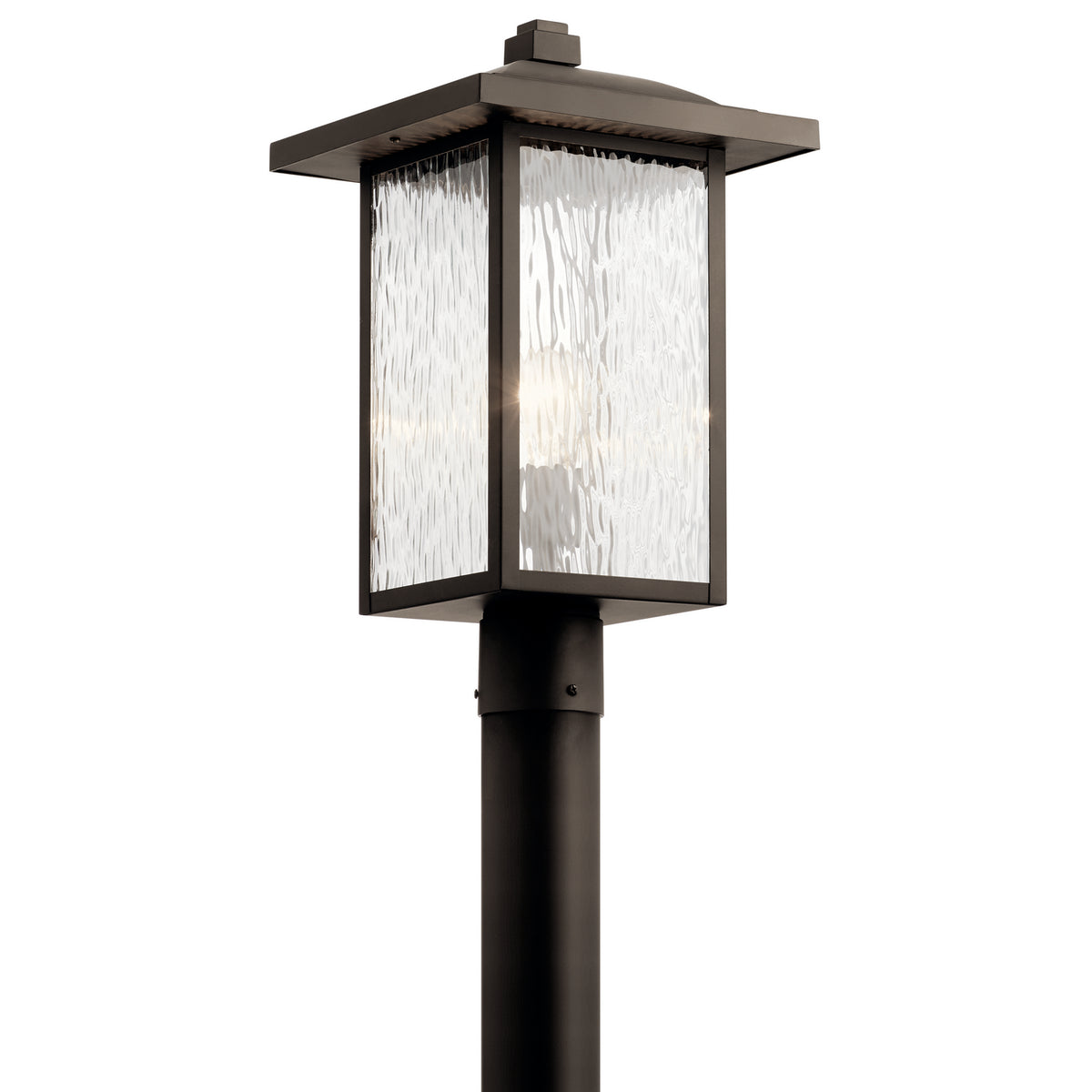 KICHLER 49927OZ Capanna 18.25" 1 Light Post Light Olde Bronze