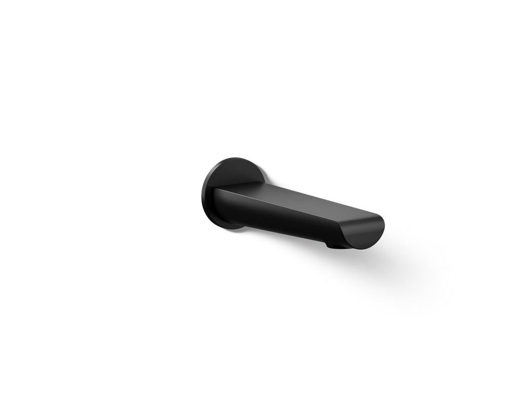 KOHLER K-97021-BL Avid Wall-Mount Bath Spout - Matte Black