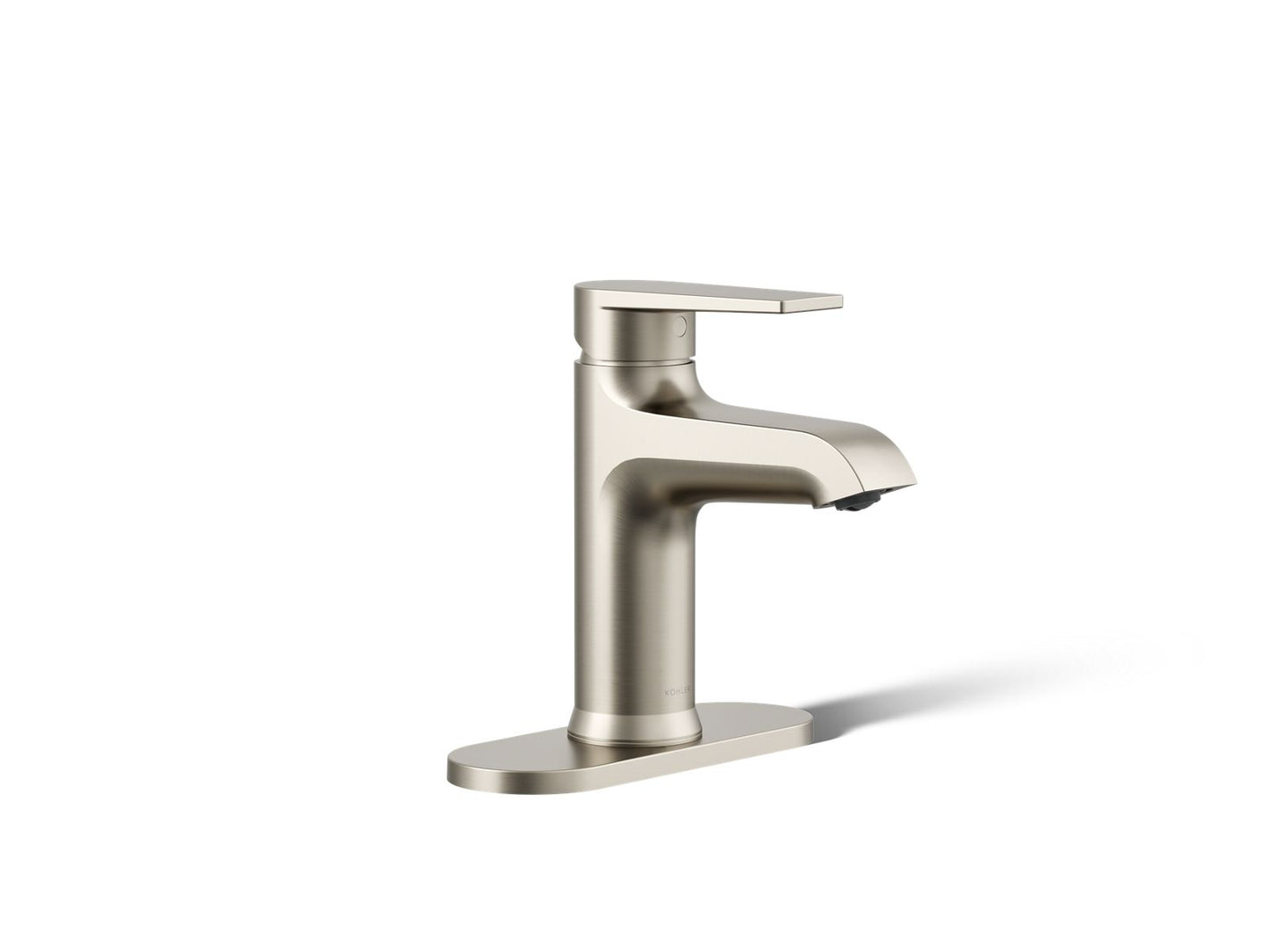 KOHLER K-97061-4-BN Hint Single-Handle Bathroom Sink Faucet, 1.2 Gpm In Vibrant Brushed Nickel