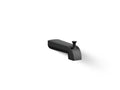 KOHLER K-97089-BL Pitch Wall-Mount Diverter Bath Spout - Matte Black