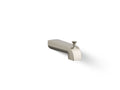 KOHLER K-97089-BN Pitch Wall-Mount Diverter Bath Spout - Vibrant Brushed Nickel
