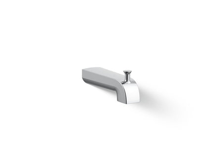 KOHLER K-97089-CP Pitch Wall-mount diverter bath spout - Polished Chrome
