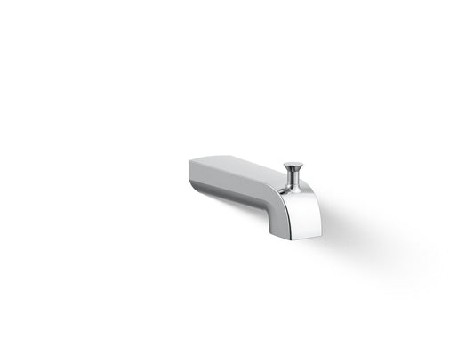 KOHLER K-97089-CP Pitch Wall-mount diverter bath spout - Polished Chrome