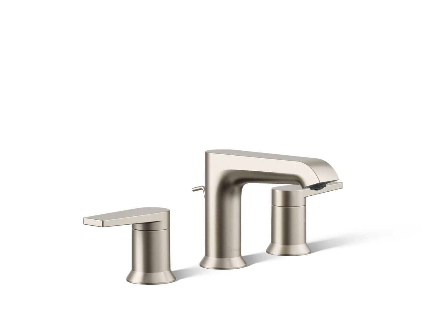 KOHLER K-97093-4-BN Hint Widespread Bathroom Sink Faucet, 1.2 Gpm In Vibrant Brushed Nickel