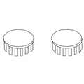 KOHLER Cap Kit, Seat Hinge, Pair - Vibrant Brushed Nickel, K-97388-BN