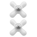 MOEN 97434 Monticello Porcelain/Replacement Handle Knob Insert - Porcelain/Chrome