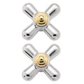 MOEN 97448 Monticello Replacement Handle Knob Insert - Chrome/Polished Brass