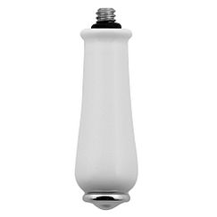 MOEN 97466 Monticello Replacement Handle Knob Insert - Porcelain/Chrome