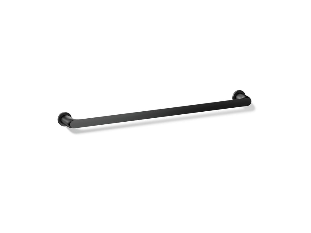 KOHLER K-97495-BL Avid 24" Towel Bar - Matte Black