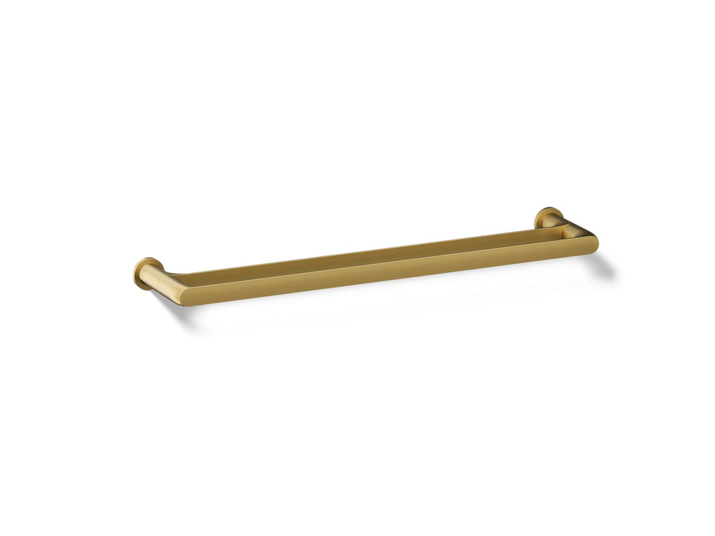 KOHLER K-97496-2MB Avid 24" Double Towel Bar - Vibrant Brushed Moderne Brass