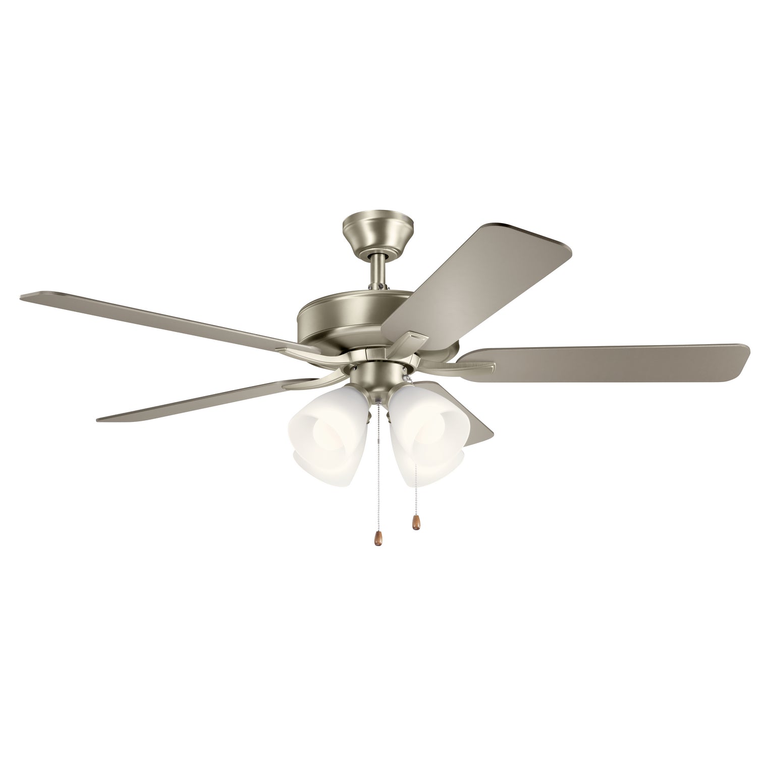 KICHLER 330016NI 52" Basics Pro Premier Fan Brushed Nickel