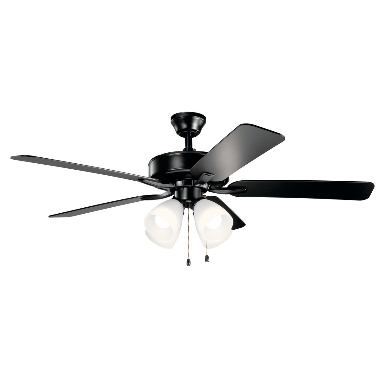 KICHLER 330016SBK 52" Basics Pro Premier Fan Satin Black