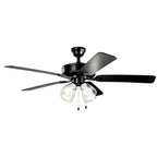 KICHLER 330016SBKS 52" Basics Pro Premier Fan Satin Black