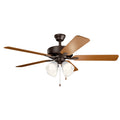 KICHLER 330016SNB 52" Basics Pro Premier Fan Satin Natural Bronze