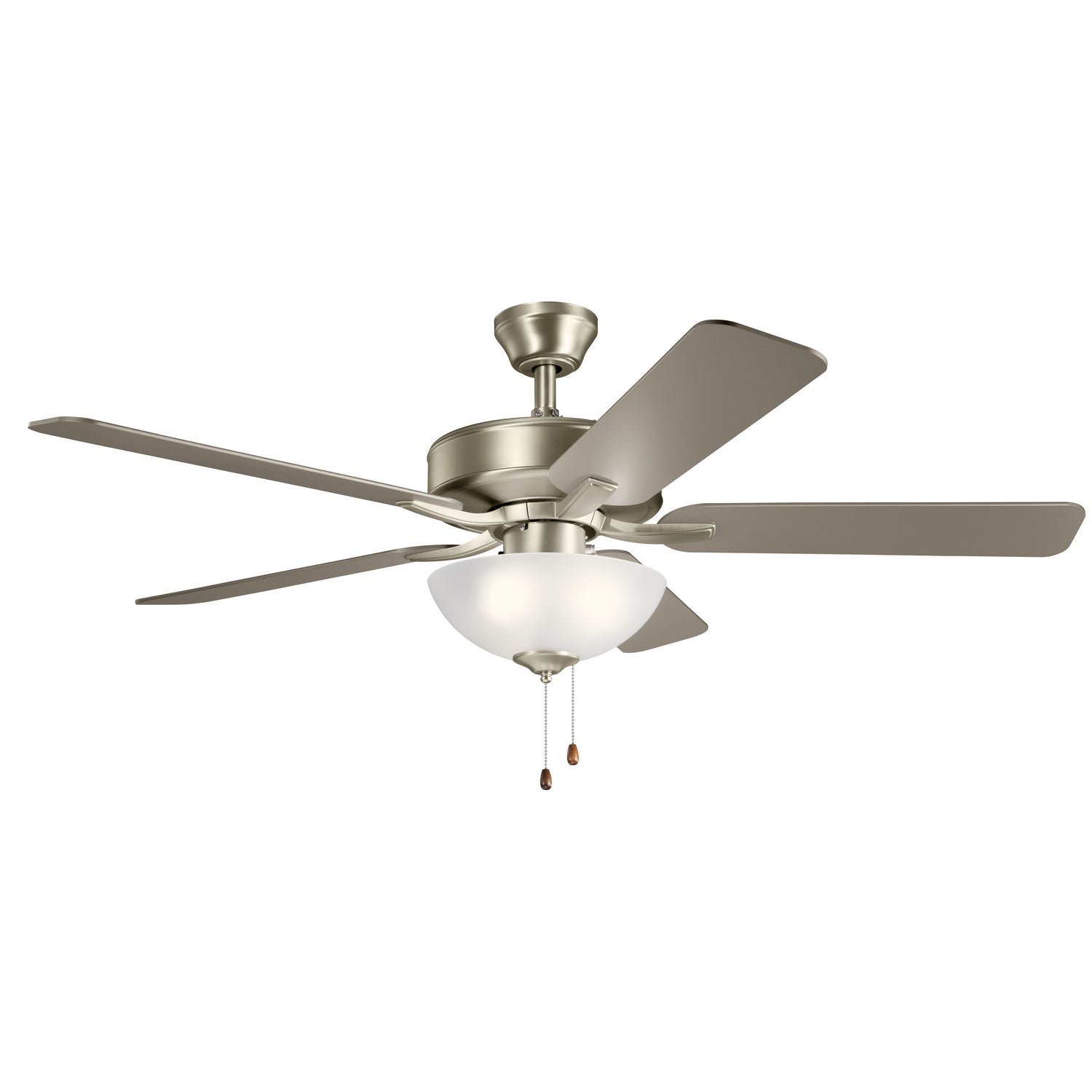 KICHLER 330017NI 52" Basics Pro Select Fan Brushed Nickel