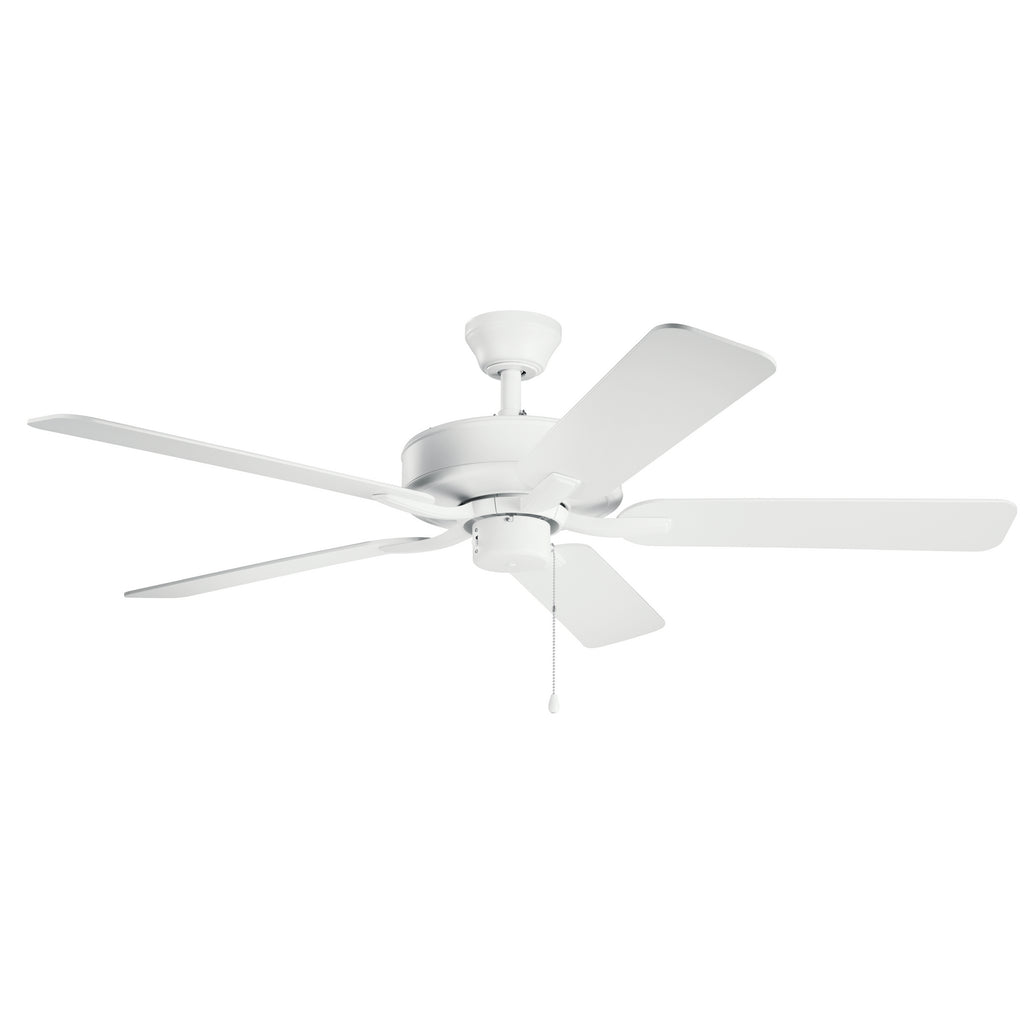 KICHLER 330018MWH 52" Basics Pro Fan Matte White