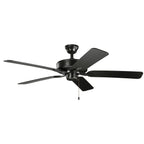 KICHLER 330018SBK 52" Basics Pro Fan Satin Black