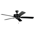 KICHLER 330018SBK 52" Basics Pro Fan Satin Black