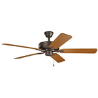 KICHLER 330018SNB 52" Basics Pro Fan Satin Natural Bronze